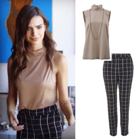 Vero moda Cotton checked pants / checker trousers - Picture 5 of 11